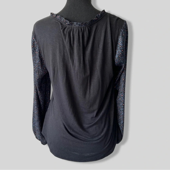 ANTHROPOLOGIE Dolan  Marilyn Leopard Print Top - Picture 4 of 14